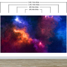 Carregar imagem no visualizador da galeria, Space Galaxy Nebula Wall Mural Peel and Sticker Wallpaper. #6295