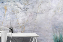 Load image into Gallery viewer, Natural Marble Stone Slate Peel and Stick Wall Mural. #6296