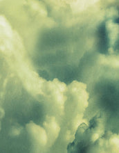 Carregar imagem no visualizador da galeria, Dreamy Cloudy Night Among the Stars Wall Mural. Abstract Night Sky, Stars and Clouds. Peel and Stick Wallpaper. #6300