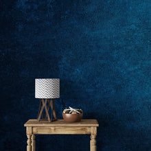 Carregar imagem no visualizador da galeria, Dark Navy Blue Grunge Knock-Down Textured-Style Abstract Wall Mural. #6302