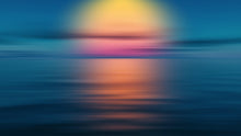 Load image into Gallery viewer, Sunset over the Ocean Horizon Wall Mural. Peel and Stick Wallpaper. #6308