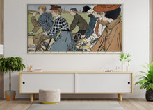 Load image into Gallery viewer, Vintage Hamers Rijwielen Bicycle Artwork Wall Mural. By Johann Georg Can Caspel. Peel and Stick Wallpaper. #6310