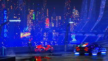 Carregar imagem no visualizador da galeria, CyberPunk Futuristic City of Japan Wall Mural. #6322