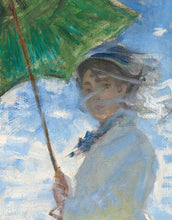 Carregar imagem no visualizador da galeria, Monet Painting Wall Mural. Woman with a Parasol, Madame Monet and Her Son (1875) Painting. #6332