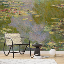 Carregar imagem no visualizador da galeria, Monet Painting, Water Lilies (From 1919). Peel and Stick Wallpaper Wall Mural. #6333