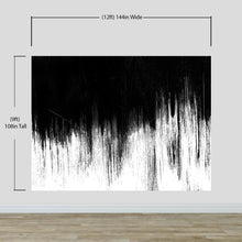 Carregar imagem no visualizador da galeria, Black and White Grunge Line Art Wall Mural / Peel and Stick Wallpaper. #6336