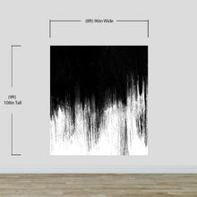 Carregar imagem no visualizador da galeria, Black and White Grunge Line Art Wall Mural / Peel and Stick Wallpaper. #6336
