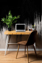 Carregar imagem no visualizador da galeria, Black and White Grunge Line Art Wall Mural / Peel and Stick Wallpaper. #6336