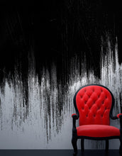 Carregar imagem no visualizador da galeria, Black and White Grunge Line Art Wall Mural / Peel and Stick Wallpaper. #6336