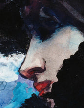 Carregar imagem no visualizador da galeria, Vintage Painting, Three Women in Profile by Artist Henry Somm. Large Wall Mural / Peel and Stick Wallpaper. #6338