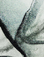 Carregar imagem no visualizador da galeria, Abstract Black and White Fluid Alcohol Ink Painting Wall Mural. Peel and Stick Wallpaper. #6341