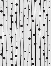 Carregar imagem no visualizador da galeria, Stylish Hand-drawn Thin Vertical Lines and Dots Wall Mural Pattern. Peel and Stick Wallpaper. #6346