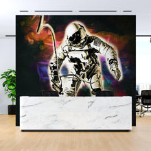 Load image into Gallery viewer, Astronaut Flowing in Space Wall Mural. NASA photo of Astronaut Edward H. White II in space. Peel and Stick Wallpaper. #6359