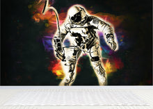 Load image into Gallery viewer, Astronaut Flowing in Space Wall Mural. NASA photo of Astronaut Edward H. White II in space. Peel and Stick Wallpaper. #6359