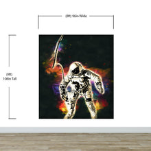 Load image into Gallery viewer, Astronaut Flowing in Space Wall Mural. NASA photo of Astronaut Edward H. White II in space. Peel and Stick Wallpaper. #6359