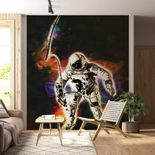 Load image into Gallery viewer, Astronaut Flowing in Space Wall Mural. NASA photo of Astronaut Edward H. White II in space. Peel and Stick Wallpaper. #6359