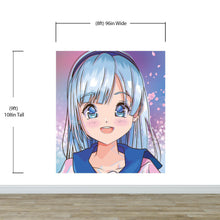 Carregar imagem no visualizador da galeria, Cute Girl Anime Wall Mural. Japanese Style Animation Design. #6360