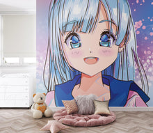 Carregar imagem no visualizador da galeria, Cute Girl Anime Wall Mural. Japanese Style Animation Design. #6360