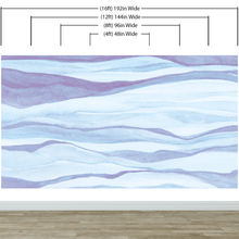 Carregar imagem no visualizador da galeria, Abstract Pastel Blue Marble Granite Slate Peel and Stick Mural. #6363