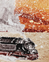 Carregar imagem no visualizador da galeria, Wizardly World Wall Mural. Fantasy Theme with Castle / Train / Owl Peel and Stick Wallpaper. #6373