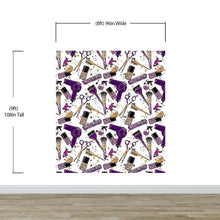 Carregar imagem no visualizador da galeria, Cosmetic Beauty Room Wall Decor Mural. Fashionista Girl’s Room Decor. Makeup Vanity Decor. Peel and Stick Wallpaper. #6381