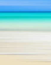 Load image into Gallery viewer, Tropical Beach Wall Mural. Abstract Blur View of Coastline Peel and Stick Wallpaper. #6389