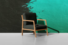 Carregar imagem no visualizador da galeria, Paint Splash Wall Mural. Emerald Green Brush Stroke Peel and Stick Wallpaper. #6391