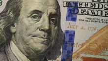 Carregar imagem no visualizador da galeria, Money Wallpaper. Benjamin Franklin 100 Dollar Bill Wall Mural. #6399