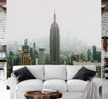 Carregar imagem no visualizador da galeria, Empire State Building NYC Wall Mural. New York City Skyscrapers Peel and Stick Wallpaper. #6407