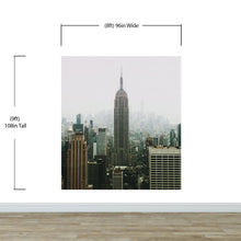 Carregar imagem no visualizador da galeria, Empire State Building NYC Wall Mural. New York City Skyscrapers Peel and Stick Wallpaper. #6407