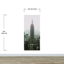 Carregar imagem no visualizador da galeria, Empire State Building NYC Wall Mural. New York City Skyscrapers Peel and Stick Wallpaper. #6407
