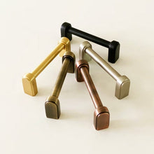 Load image into Gallery viewer, Elsa Solid Brass Drawer Pull - 3.75 Inch Centers