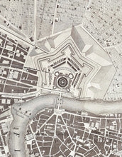 Carregar imagem no visualizador da galeria, Vintage Old Map of Rome Italy Wall Mural. The Large Plan of Rome Peel and Stick Wallpaper. #6412