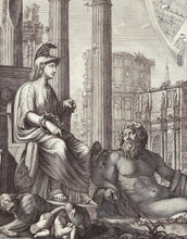 Carregar imagem no visualizador da galeria, Vintage Old Map of Rome Italy Wall Mural. The Large Plan of Rome Peel and Stick Wallpaper. #6412