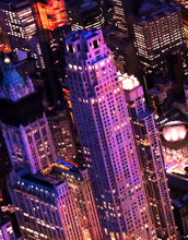 Carregar imagem no visualizador da galeria, New York City Cyber Punk Synth Wave Wall Mural. 80’s Synth Wave Pop Style Bright Color Wallpaper. #6414