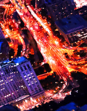 Carregar imagem no visualizador da galeria, New York City Cyber Punk Synth Wave Wall Mural. 80’s Synth Wave Pop Style Bright Color Wallpaper. #6414