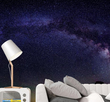 Carregar imagem no visualizador da galeria, Milky Way Galaxy Stars Wall Mural. Starry Night Over Devils Tower National Monument Park. #6416