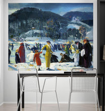 Carregar imagem no visualizador da galeria, Love of Winter Famous Painting Wall Mural. Painting by George Wesley Bellows. #6419
