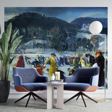 Carregar imagem no visualizador da galeria, Love of Winter Famous Painting Wall Mural. Painting by George Wesley Bellows. #6419