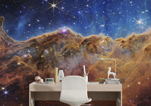 Carregar imagem no visualizador da galeria, Cosmic Cliffs in the Carina Nebula Photo (NIRCam Image) from NASA, ESA, CSA, STScI. Galaxy Nebula Space Wall Mural | Peel and Stick Wallpaper. #6421