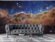 Carregar imagem no visualizador da galeria, Cosmic Cliffs in the Carina Nebula Photo (NIRCam Image) from NASA, ESA, CSA, STScI. Galaxy Nebula Space Wall Mural | Peel and Stick Wallpaper. #6421