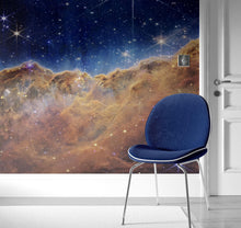 Carregar imagem no visualizador da galeria, Cosmic Cliffs in the Carina Nebula Photo (NIRCam Image) from NASA, ESA, CSA, STScI. Galaxy Nebula Space Wall Mural | Peel and Stick Wallpaper. #6421