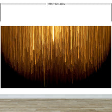 Carregar imagem no visualizador da galeria, Vertical Streaks of Light Wall Mural. Abstract Glowing Vertical Lines Wallpaper. #6425