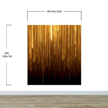 Carregar imagem no visualizador da galeria, Vertical Streaks of Light Wall Mural. Abstract Glowing Vertical Lines Wallpaper. #6425