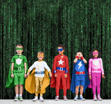 Carregar imagem no visualizador da galeria, Computer Matrix Style Lines of Code Wall Mural. Science Fiction Decor. #6430