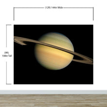 Carregar imagem no visualizador da galeria, Rings of Saturn Wall Mural. Space theme peel and stick wallpaper. #6432