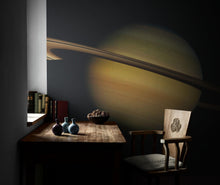 Carregar imagem no visualizador da galeria, Rings of Saturn Wall Mural. Space theme peel and stick wallpaper. #6432