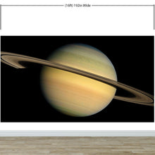 Carregar imagem no visualizador da galeria, Rings of Saturn Wall Mural. Space theme peel and stick wallpaper. #6432