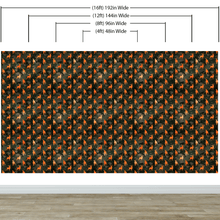 Carregar imagem no visualizador da galeria, Deer Silhouette Camouflage Wall Mural. Military Theme / Hunter Home Decor. Peel and Stick Wallpaper. #6436