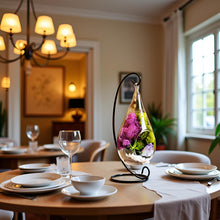 Carregar imagem no visualizador da galeria, 7" Glass Tear Drop Succulent Terrarium Kit